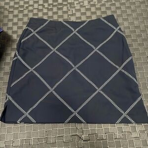 EP pro skort blue with white polkadot  window pane design size 8